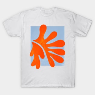 Red Coral Leaf: Matisse Paper Cutouts II T-Shirt